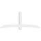 Ekena Millwork Bellingham Architectural Grade PVC Gable Bracket, 96"W x 40"H x 4"D x 6"F, 10/12 Pitch GBP096X40X0406BEL00 - alternate 3